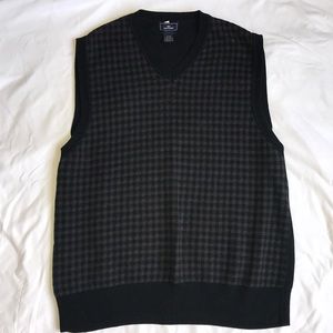 Men’s Dockers Plaid Sweater Vest Slim Fit XL